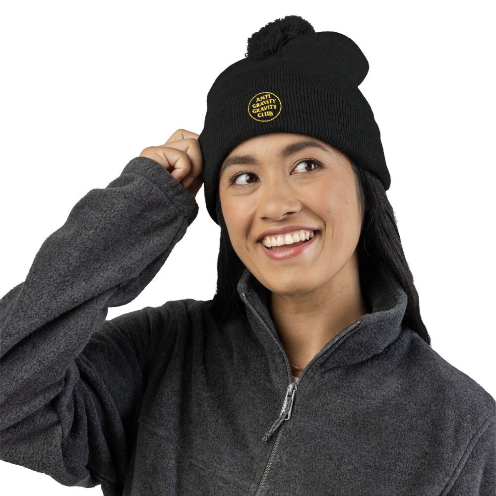 Picture of Pom-Pom Knit Cap (Embroidery)