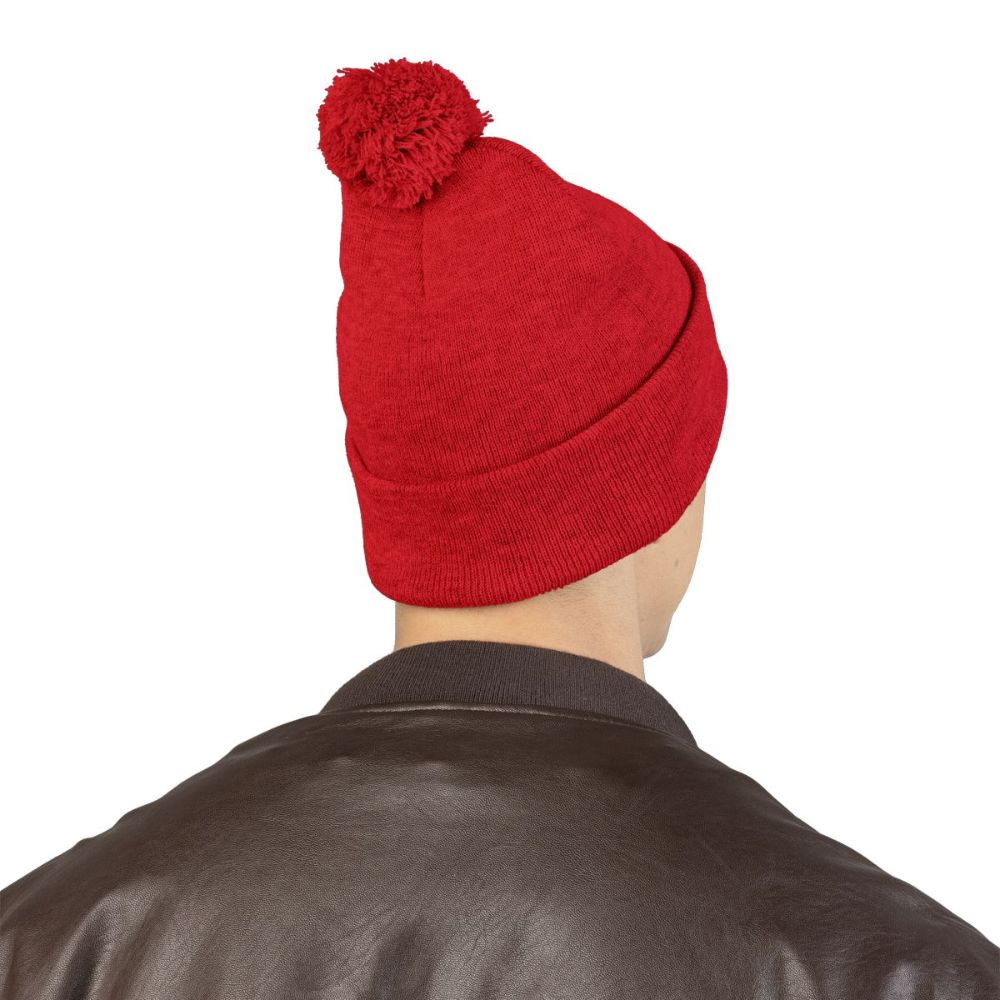 Picture of Pom-Pom Knit Cap (Embroidery)