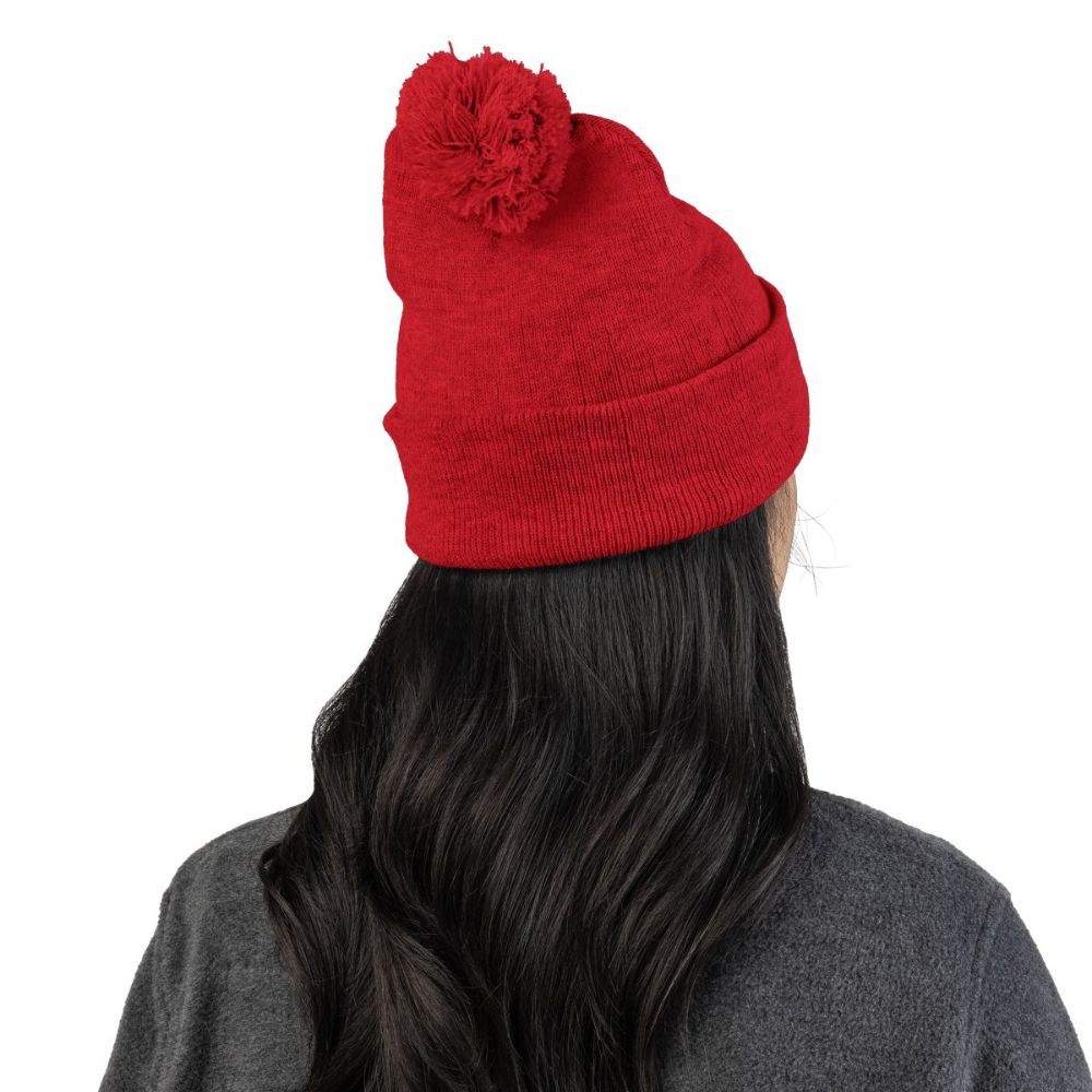 Picture of Pom-Pom Knit Cap (Embroidery)