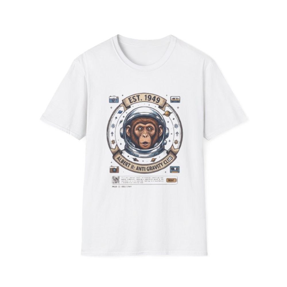 Picture of Vintage Space Chimp Astronaut T-Shirt | EST. 1949, Retro Space Badge
