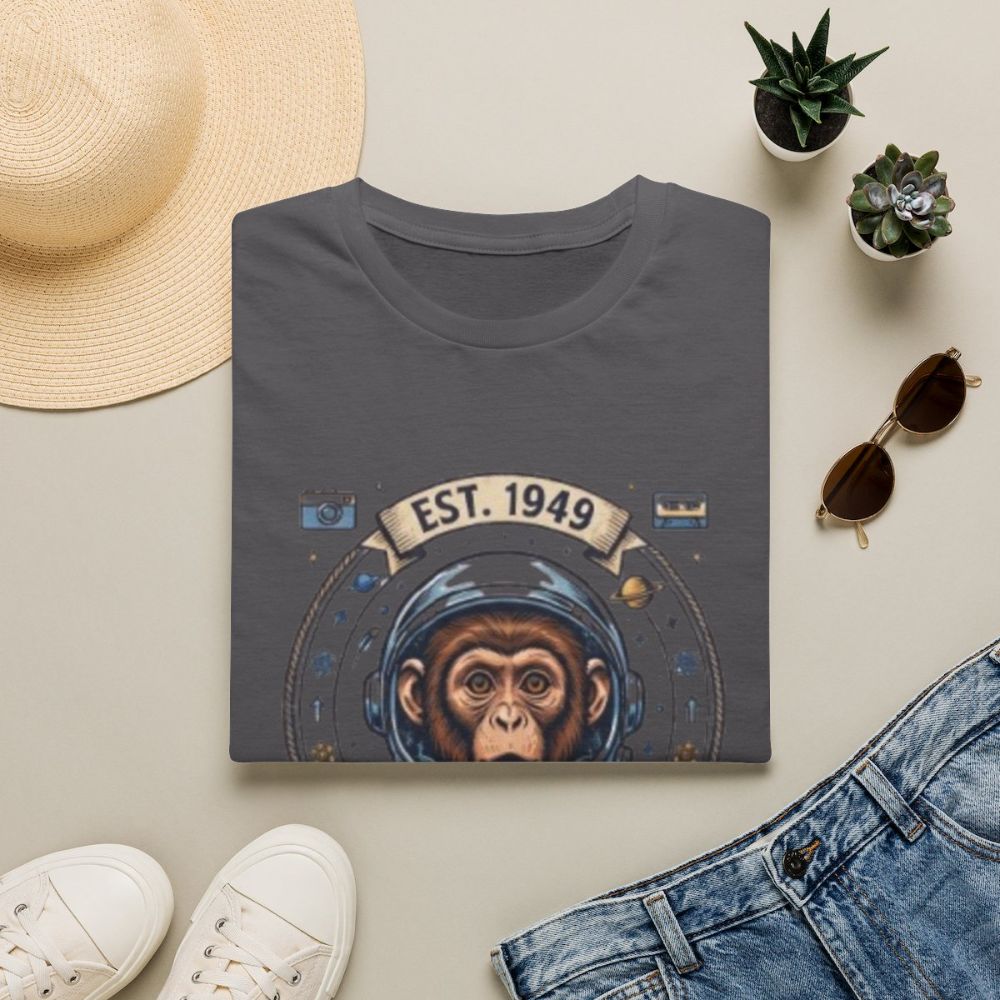 Picture of Vintage Space Chimp Astronaut T-Shirt | EST. 1949, Retro Space Badge