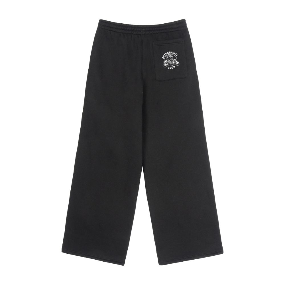 Fleece Drawstring Straight-Leg Sweatpants