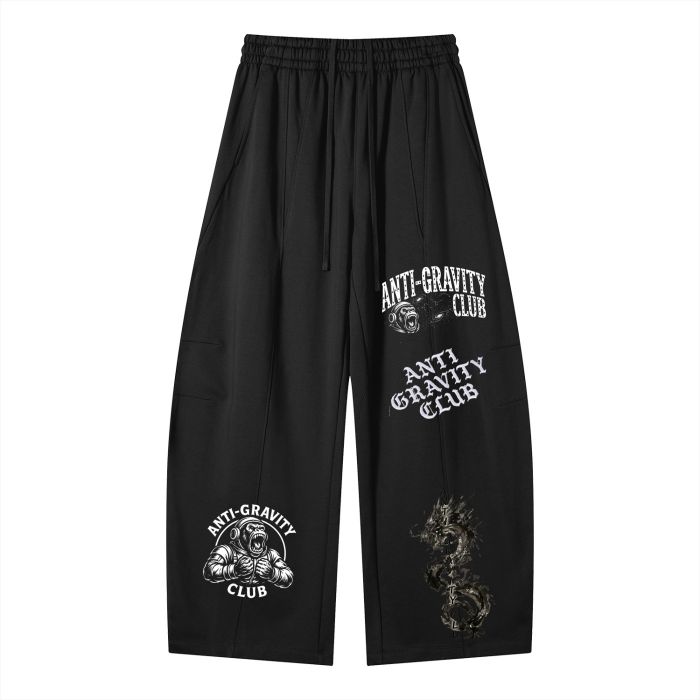 Heavyweight Wide Leg Panel Sweatpants