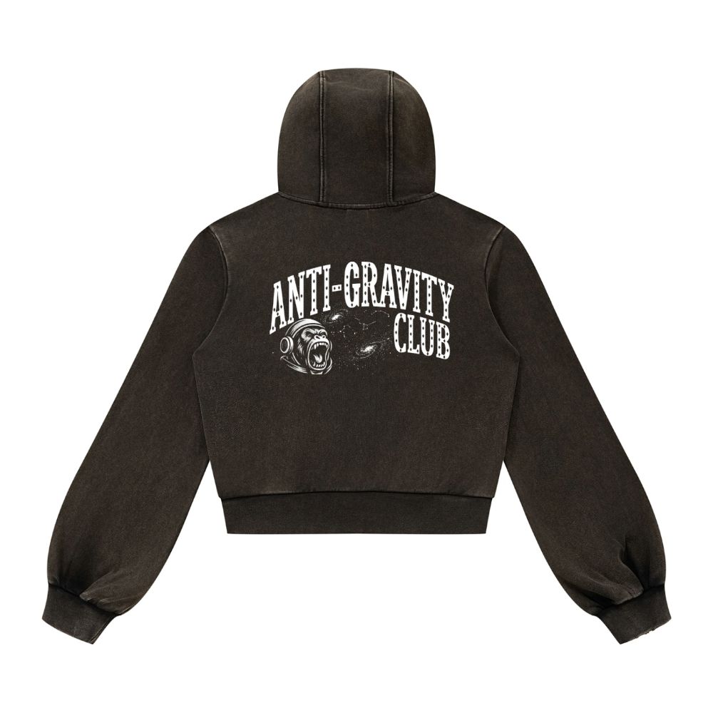 Women’s Vintage Wash Full Zip Hoodie