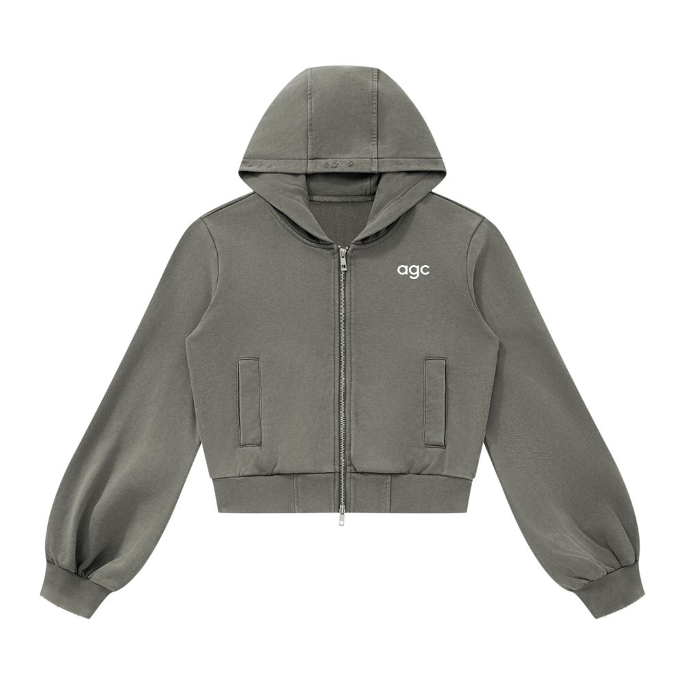 Women’s Vintage Wash Full Zip Hoodie