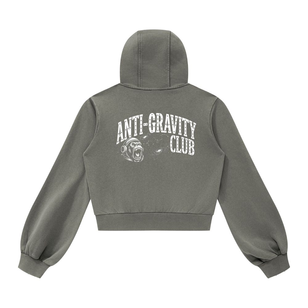 Women’s Vintage Wash Full Zip Hoodie