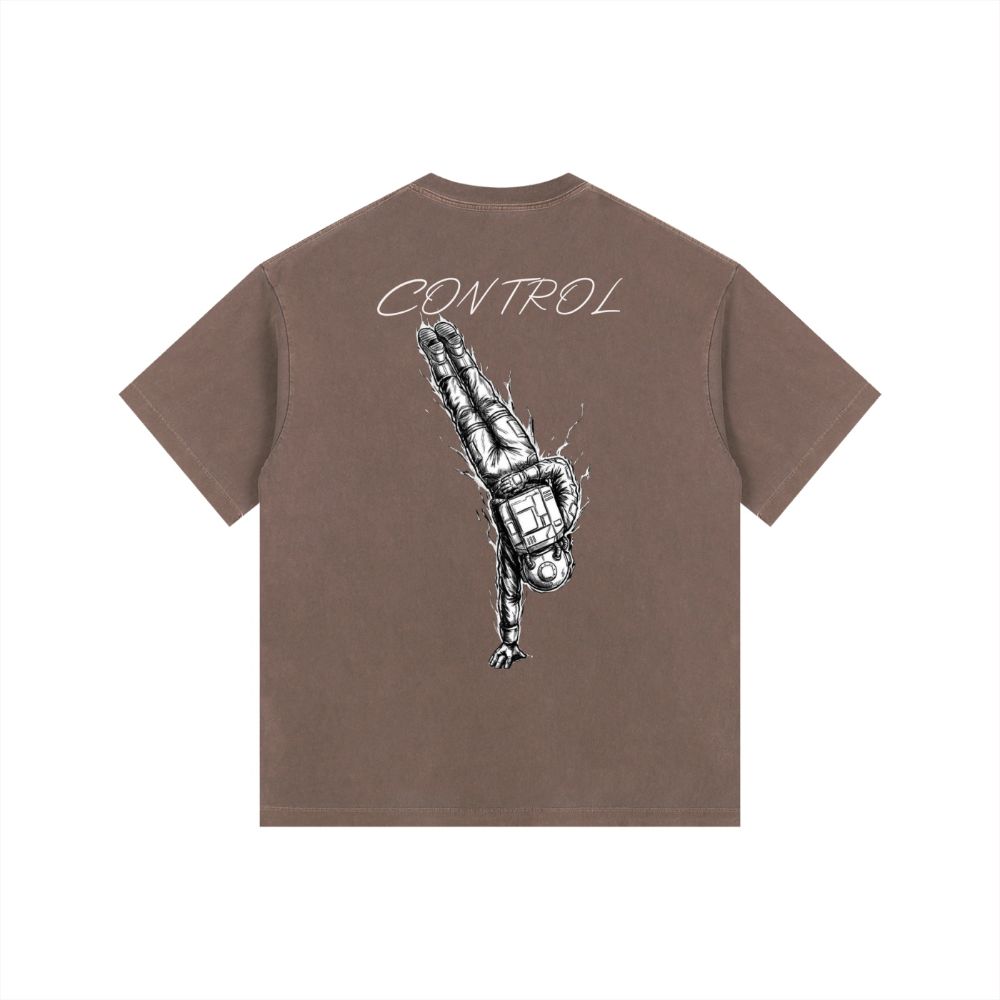 Vintage Washed 'Control' T-Shirt